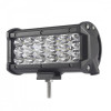 LED Bar Auto 54W, leduri pe 3 randuri, 12V-24V, 3780 Lumeni, 5&quot;/12,7 cm, Spot Beam 12 Grade, Xenon Bright