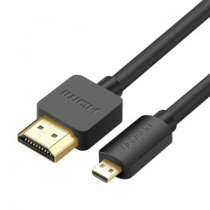 Cablu Audio si Video MicroHDMI la HDMI UGREEN HD127, 1.5 m, Negru
