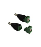 Mufa alimentare DC 2.1x5.5 tata cupla rapida regleta cu surub, Oem