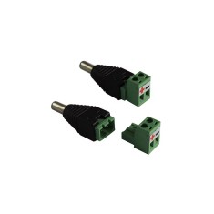 Mufa alimentare DC 2.1x5.5 tata cupla rapida regleta cu surub