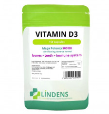 Lindens 5000iu Vitamina D3 150 Capsule foto