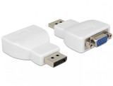 Adaptor Displayport la VGA T-M pasiv Alb, Delock 65568