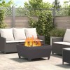 VidaXL Cuptor de foc Negru 80 x 80 x 43 cm Oțel laminat la rece 858944