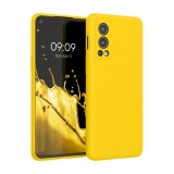 Husa pentru OnePlus Nord 2 5G, Silicon, Galben, 56070.165, kwmobile, Carcasa