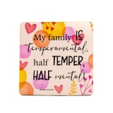 Cumpara ieftin Suport pahar - Family Temperamental | ArtMyWay