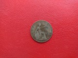 REGATUL UNIT ( ANGLIA ) - Moneda ONE PENNY 1917 ( bronz )