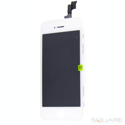 LCD iPhone 5S, iPhone SE, White, Tianma, AM+ foto