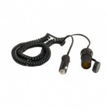 Cablu Prelungitor Auto Spiralat 3m, 1 Priza 12/24V 6A, Automax