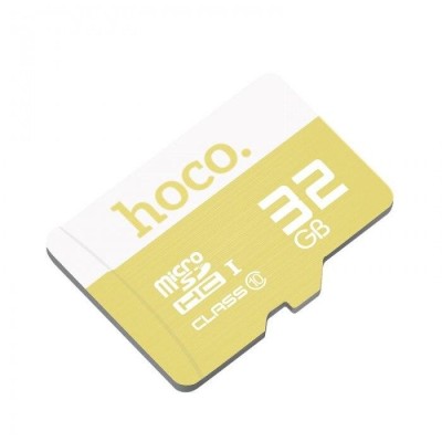 Card de memorie Hoco, TF high speed card Micro-SD, 32 GB, Galben foto