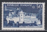 Franta 1962 - Vannes -Castelul iluminat, MNH, Nestampilat