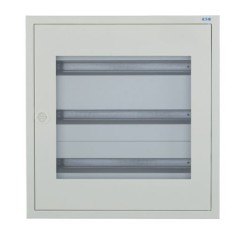 Tablou metalic ST 72 module (3x24) usa sticla IP30 Eaton gri BF-UT-3 72-G-C