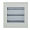 Tablou metalic ST 72 module (3x24) usa sticla IP30 Eaton gri BF-UT-3 72-G-C