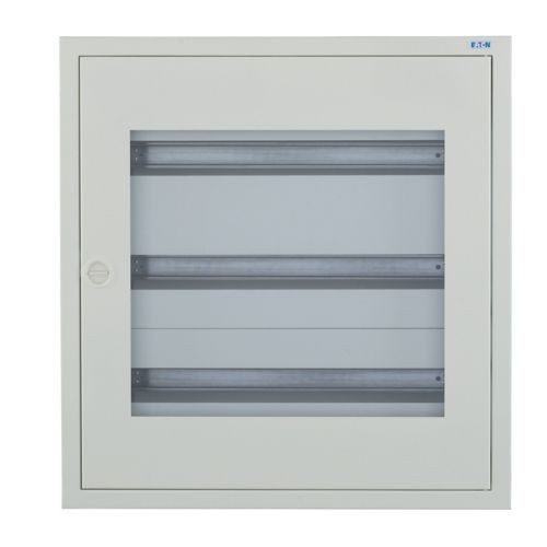 Tablou metalic ST 72 module (3x24) usa sticla IP30 Eaton gri BF-UT-3 72-G-C