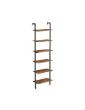Cumpara ieftin Raft de perete, Vasagle, 6 rafturi, Maro Rustic, LLS103B01, 30 x 205 x 60 cm