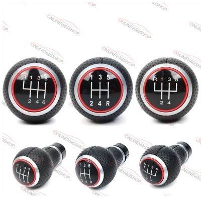 Nuca schimbator piele perforata S-line MATA pt Audi A4 B8,A5,A6,Q5 foto