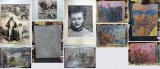 Grafica, Pictura - Radu Mihai Mihalcea (1957-2003) Gravuri Aquatinte, Portrete, Ulei, Altul