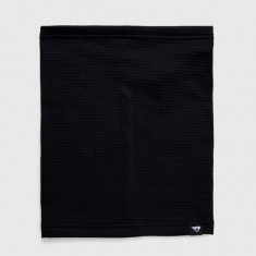 Quiksilver fular impletit Casper barbati, culoarea negru, neted