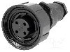 Conector circular, mama, 4 pini, BULGIN - PX0748/S