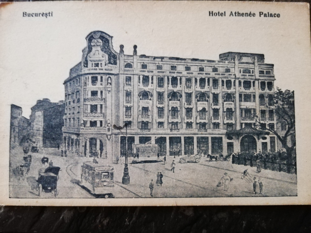 Carte postala Bucuresti, Hotel Athenee Palace,cca 1905, necirculata,stare  buna, Printata | Okazii.ro