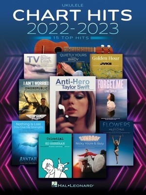 Chart Hits of 2022-2023: 15 Top Hits Arranged for Ukulele with Lyrics foto