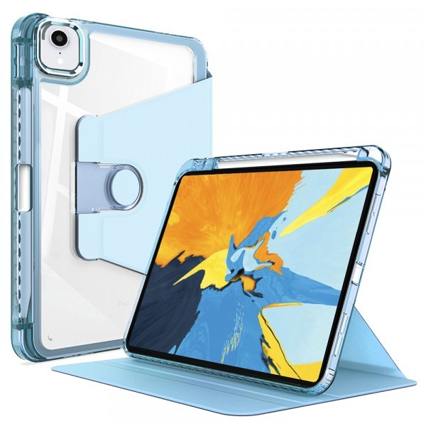 Husa pentru Apple iPad Pro 11 (2022) / Pro 11 (2021) / Pro 11 (2020) / Pro 11 (2018), Techsuit, Crystal Vision, Bleu