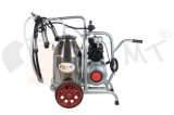 Aparat de muls vaci EMT, 1 post, bidon inox 25L, 0.75CP, 8-10 vaci/h. Ideal ferme mici si mijlocii
