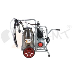 EMT. Aparat de muls vaci 1 post cu bidon din inox 20 litrii EMT 1+1S20