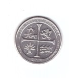 Moneda SUA 25 centi/quarter dollar 2019 P Texas San Antonio Missions, stare buna, curata