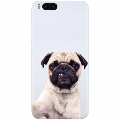 Husa silicon pentru Xiaomi Mi Note 3, Simple Pug Selfie foto