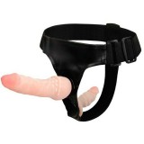 Ultra Female Harness - Strap On Dublu Realistic 17.5 cm