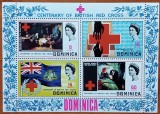 Cumpara ieftin DOMINICA-BRITANICA-1991-&#039;&#039;CENTENARIL CRUCII ROSI-BRITANICE&#039;&#039; COLITA-VEZI SCAN