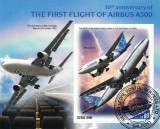 Sierra Leone 2022: Avioane Airbus - Colita, Timbre Straine Post 1950