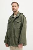 Alpha Industries geaca M-65 barbati, culoarea verde, de tranzitie, oversize, 100103