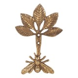 Cumpara ieftin Cuier perete fier auriu Albinuta 10x6x14 cm