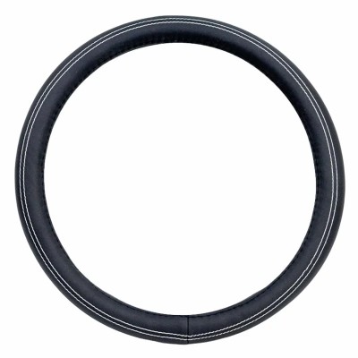 Husa volan Amio SWC-15-M &amp;Oslash; 37/39 cm - Negru/Alb Garage AutoRide foto