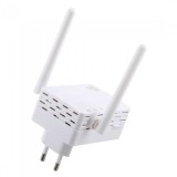 Amplificator semnal retea wireless cu antena dubla Prolight, Alb