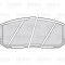 VALEO 301505 FIRST set placute frana,frana disc