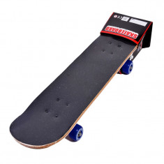 Skateboard lemn, 78 cm, Negru foto