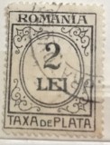 Timbre Germania Regele Carol 2 lei taxa de plata