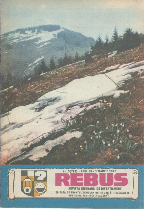 Revista Flacara Rebus nr. 5 / 1martie 1987