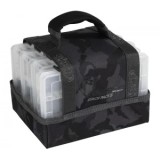 Geanta Spinning Fox Rage Camo Stack Pack Medium + 4 Cutii Naluci