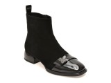 Ghete EPICA negre, 137232B, din piele intoarsa
