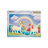 Puzzle Witty Puzzlezz, 60 piese, Unicorni