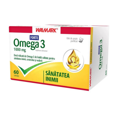 Omega 3 Forte, 60 capsule, Walmark foto