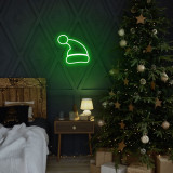 Cumpara ieftin Lampa de perete Santa Claus, Neon Graph, 28x26x2 cm, verde