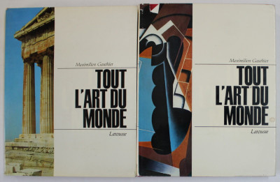 TOUT L &amp;#039; ART DU MONDE , TOMES I - II par MAXIMILIEN GAUTHIER , 1964 foto