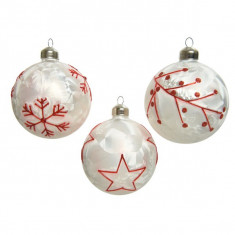 Glob - Glass Ice Laquer - Star, Snowflake, Branch - mai multe modele | Kaemingk