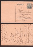Germany 1915 Postal History Rare Old postcard postal stationery D.467