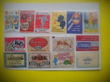 HOPCT LOT NR 65 BELGIA,GRECIA , OLANDA -14 ETICHETE VECHI CHIBRITURI-FILUMENIE-