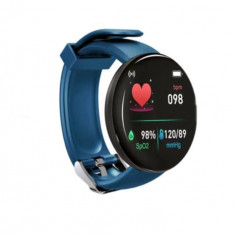 Ceas SmartWatch si Bratara Fitness BMG L216,albastru